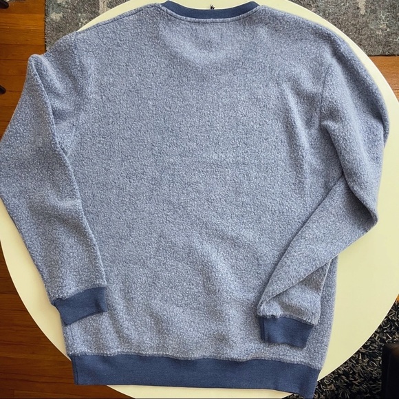 Goodlife Clothing Men’s Reverso Fleece Crewneck Sweater Blue Size Medium NWOT - Picture 5 of 7